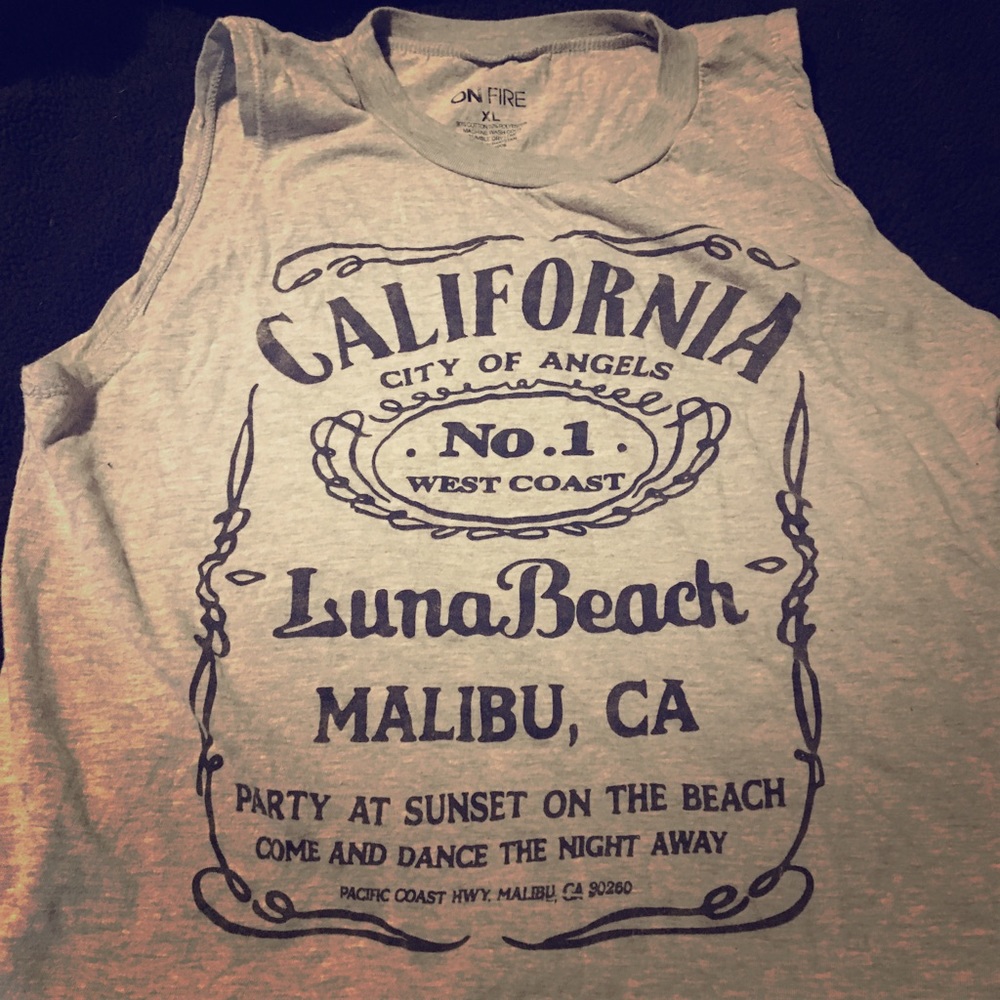 Cali tank/crop top